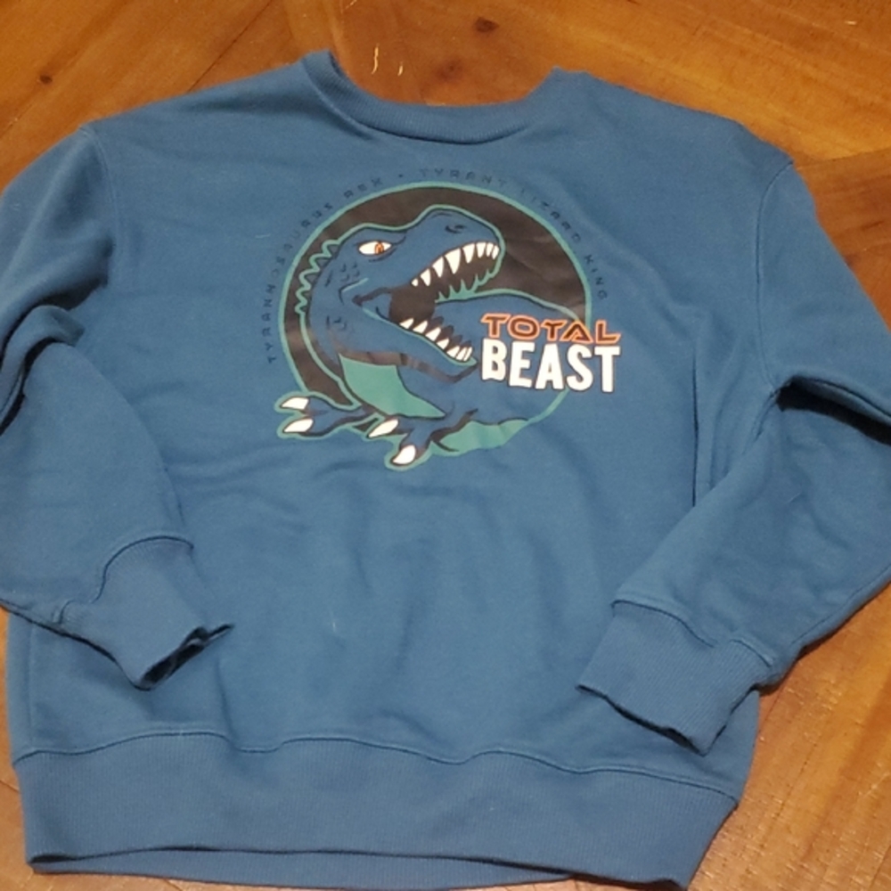 Garanimals Blue Dinosaur 'Total Beast' Kids Sweatshirt